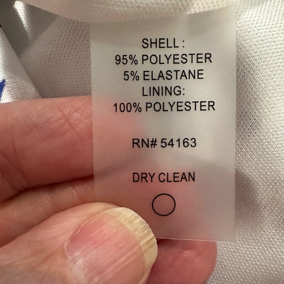 Tommy Hilfiger Blue and White Floral Flutter Sleeve A-line Dress NWOT - Picture 7 of 7